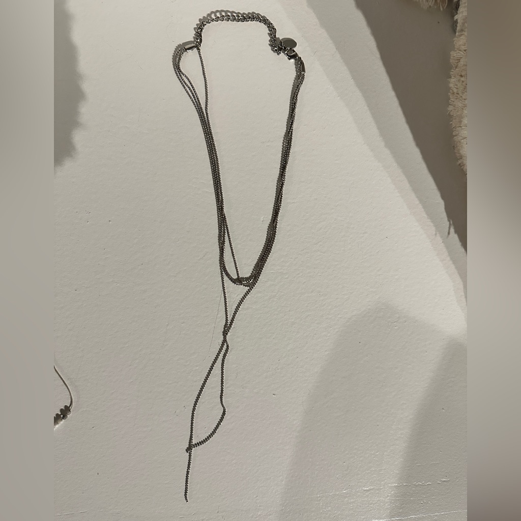8 Other Reasons Brand Layered Silver Necklace 18$